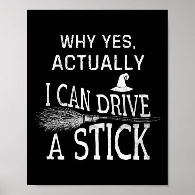 Warum ja, ich kann tatsächlich ein Stick Funny Hal Poster (Vorne)