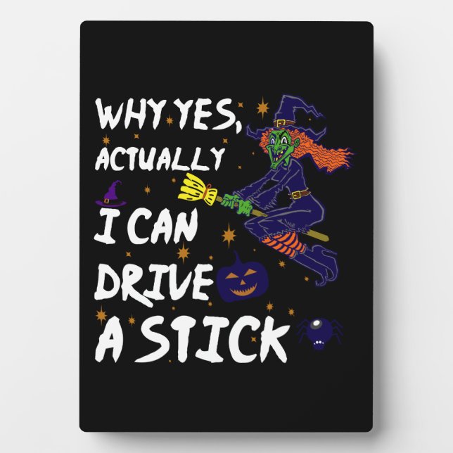 Warum ja, kann ich tatsächlich eine Stick Funny Wi Fotoplatte (Vorderseite)