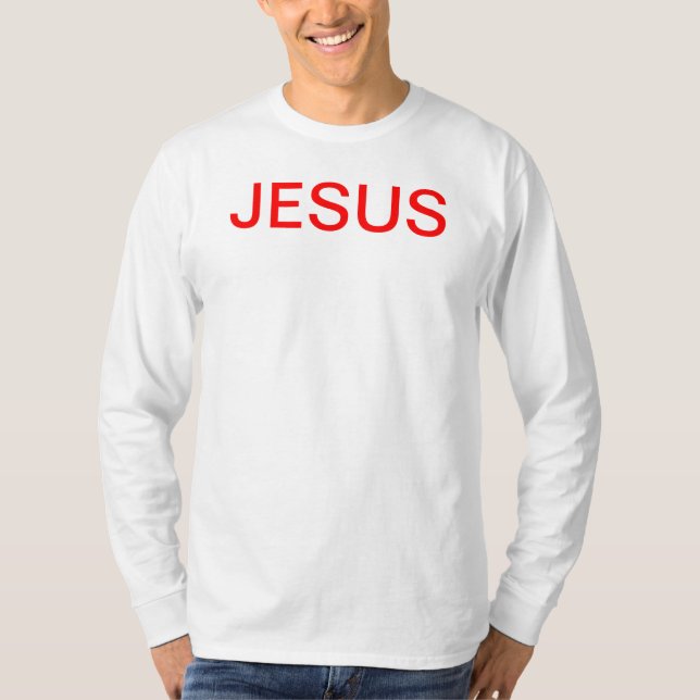 Warum Jesus starb T-Shirt (Vorderseite)