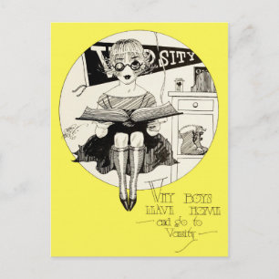 Warum Jungen Zuhause Verlassen haben und sich in d Postkarte