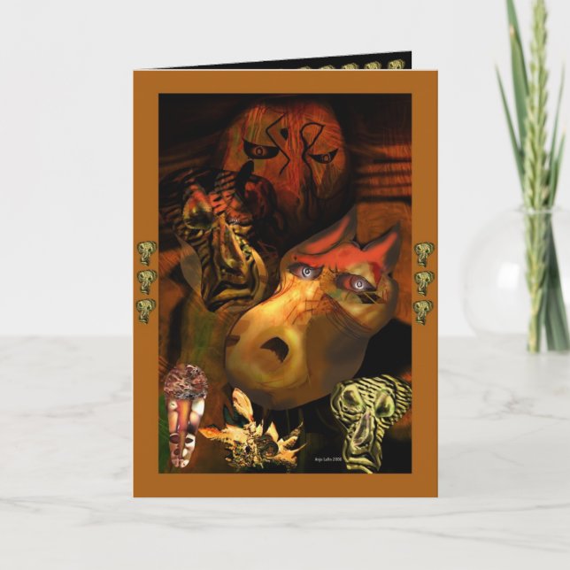 Warum kommst du nicht heraus, um Karte von Talisbi (Vorderseite)