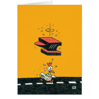 Warum kreuzte das Huhn die Straße?