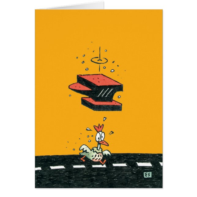 Warum kreuzte das Huhn die Straße? (Vorne)