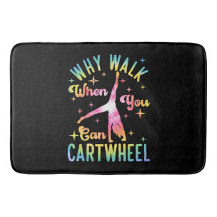 Warum laufen, wenn man Auto fahren kann Badematte