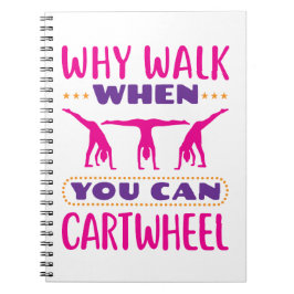 Warum laufen, wenn man Auto fahren kann Notizblock