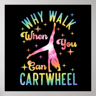 Warum laufen, wenn man Auto fahren kann Poster