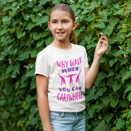 Warum laufen, wenn man Auto fahren kann T-Shirt