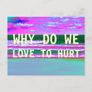 Warum machen wir Liebe? Postkarte