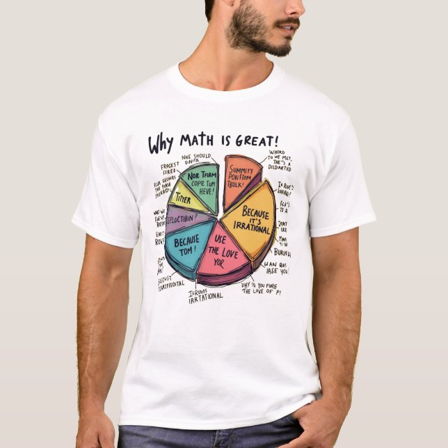 Warum Mathematik irrational ist T-Shirt (Vorderseite)