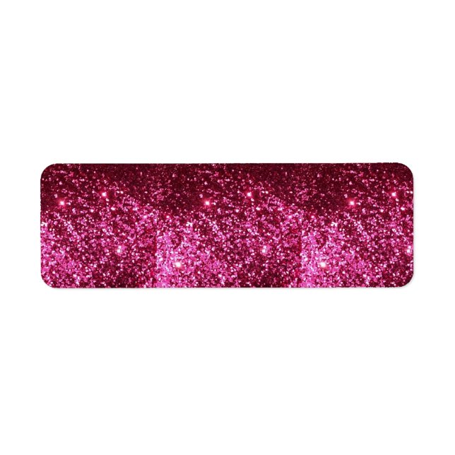 WARUM NEON PINK SPARKLE GLITZER HINTERGRUNDLAGE PA (Vorne)
