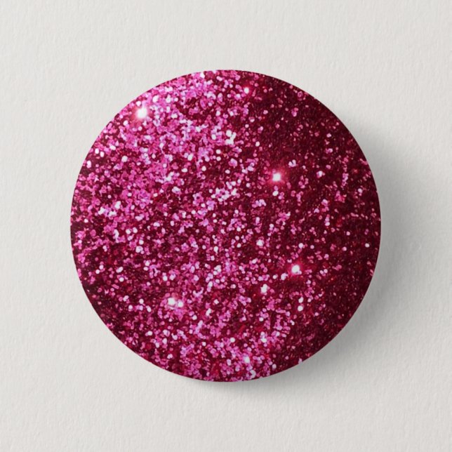 WARUM NEON PINK SPARKLE GLITZER HINTERGRUNDLAGE PA BUTTON (Vorderseite)