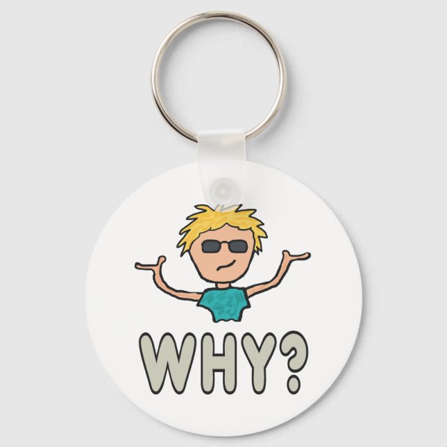 Warum? Schlüsselanhänger (Vorderseite)