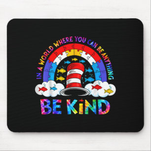 Warum sich anpassen? Arzt Lehrer Katze im Hut Cool Mousepad