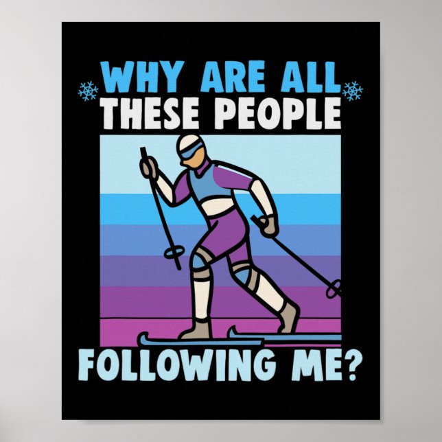 Warum sind all diese Menschen hinter mir her? Poster (Vorne)