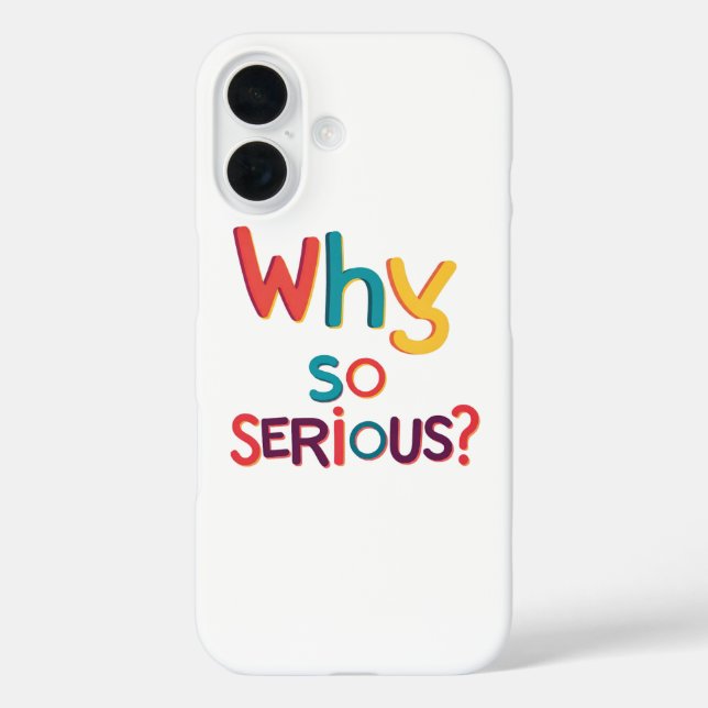 Warum so ernst? Case-Mate iPhone hülle (Rückseite)