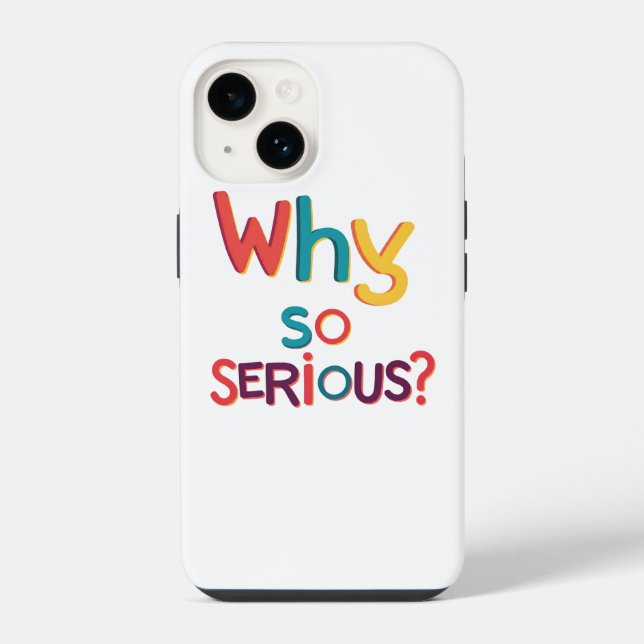 Warum so ernst? iPhone hülle (Rückseite)