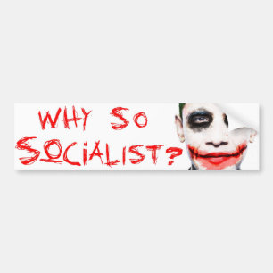 Warum so sozialistisch? autoaufkleber