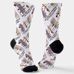Warum starrst du an meinen Rods & Cones? Socken