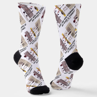 Warum starrst du an meinen Rods & Cones? Socken