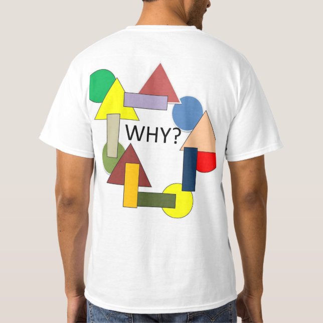 WARUM? T-Shirt (Rückseite)