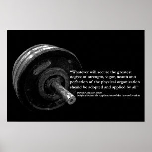 Warum trainieren? poster