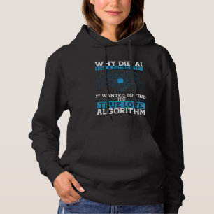 Warum trat die KI einer Dating-Website bei Künstli Hoodie