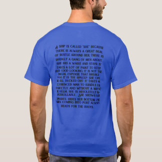 Warum wird ein Schiff als Sie bezeichnet?   T-Shir T-Shirt