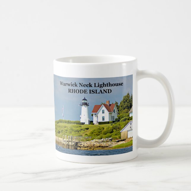 Warwick Hals-Leuchtturm, Rhode Island Tasse (Rechts)