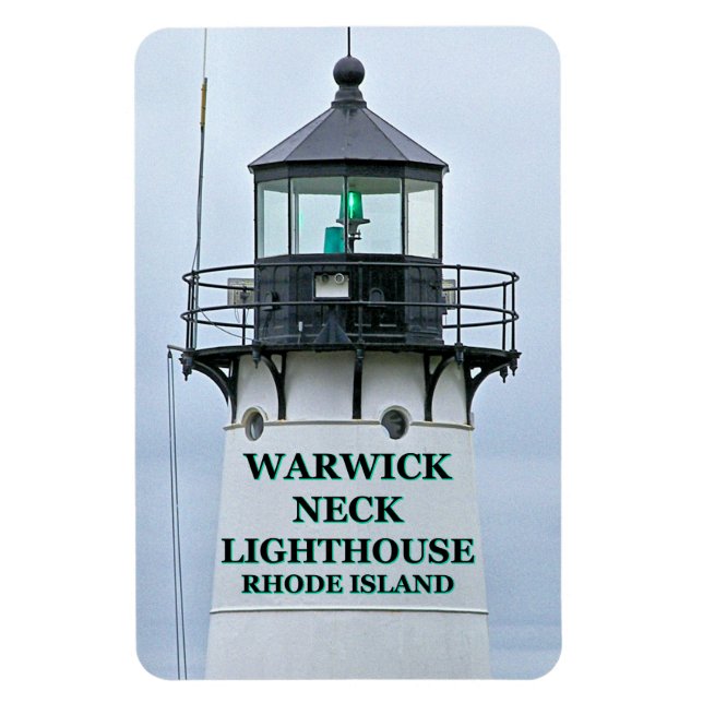 Warwick Neck Lighthouse, Rhode Island Flexi Magnet (Vertikal)