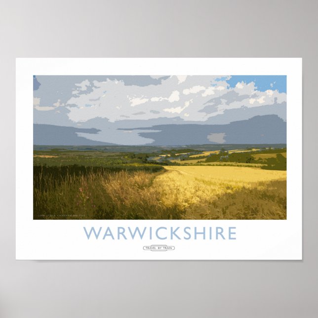 Warwickshire Railposter Poster (Vorne)