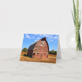 WARY 15 Red Barn Note Card/Grußkarte Karte