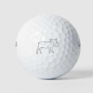 Warzenschwein Golfball