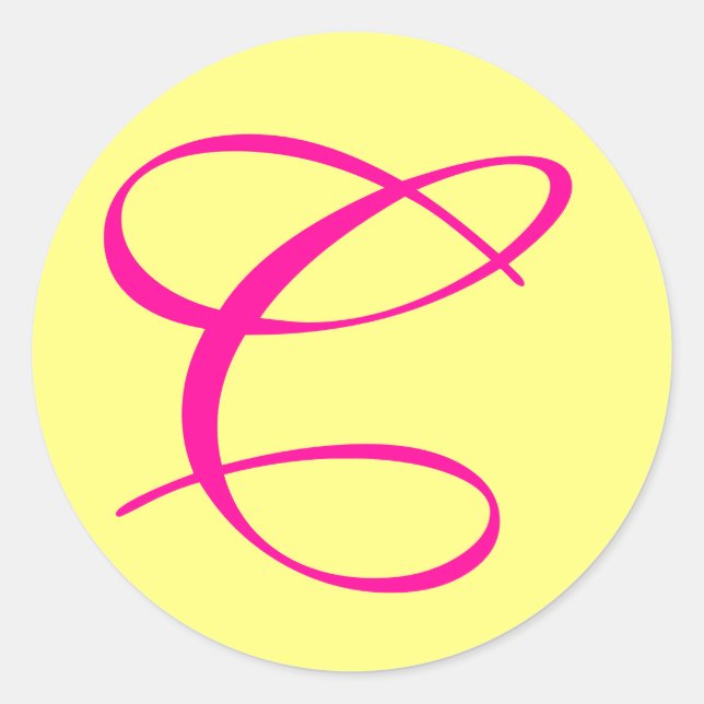 WARZPINK UND CREME-C-STICKER-SIEGEL RUNDER AUFKLEBER (Vorderseite)