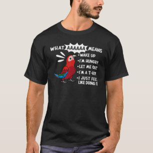 Was AAAAAA bedeutet, dass ich grün geflügelte Maca T-Shirt