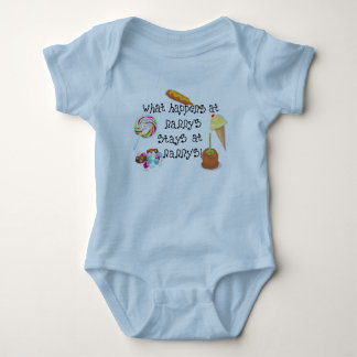 Was am Kindermädchen geschieht, BLEIBE am Baby Strampler