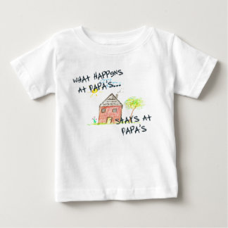 Was am T - Shirt des Papas geschieht