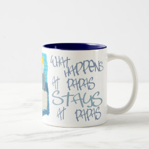 Was an den Papas geschieht Zweifarbige Tasse