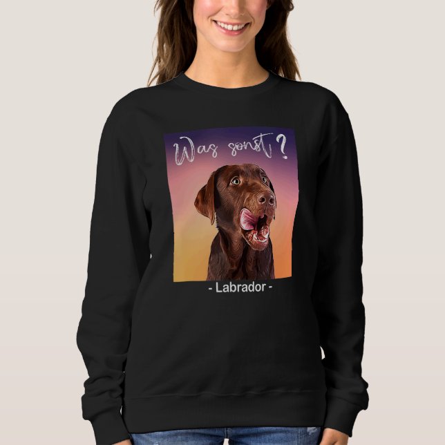 Was andere Labrador schöne Hunde Sweatshirt (Vorderseite)