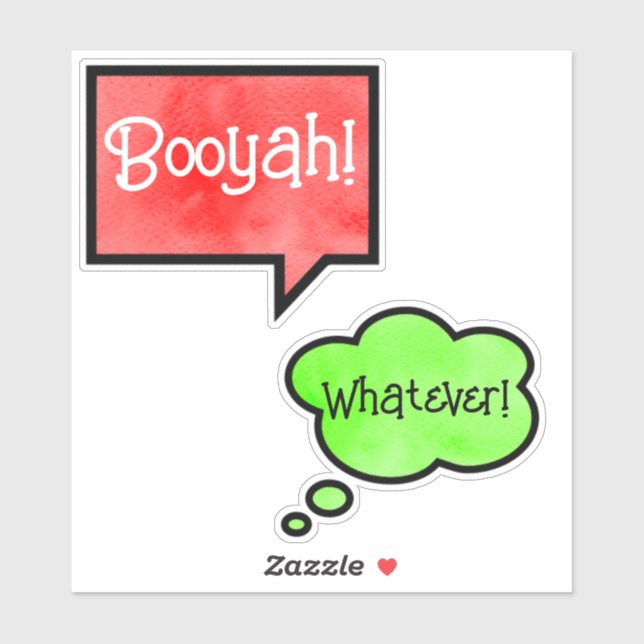 Was auch immer! aufkleber (Blatt)