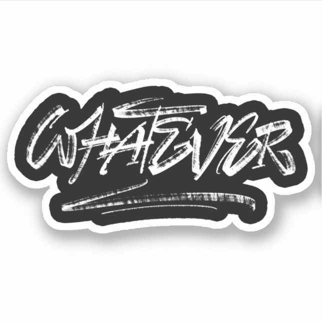 Was auch immer aufkleber (Vorderseite)