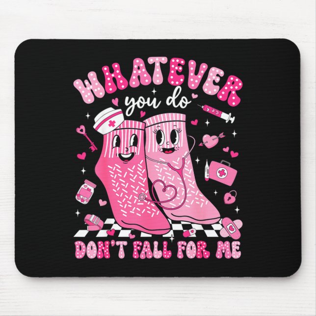 Was auch immer du tust, verliebe dich nicht in mic mousepad (Vorne)