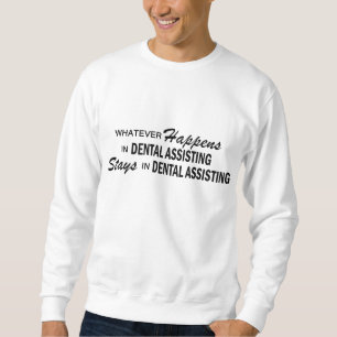 Was auch immer geschieht - zahnmedizinische sweatshirt