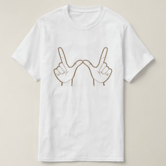 Was auch immer! (Handzeichen) Kulturgrafik des 90e T-Shirt