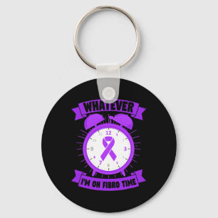 Was auch immer ich auf Fibro Time Fibromyalgie Bew Schlüsselanhänger