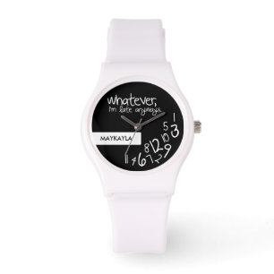 was auch immer, ich irgendwie spät sind armbanduhr