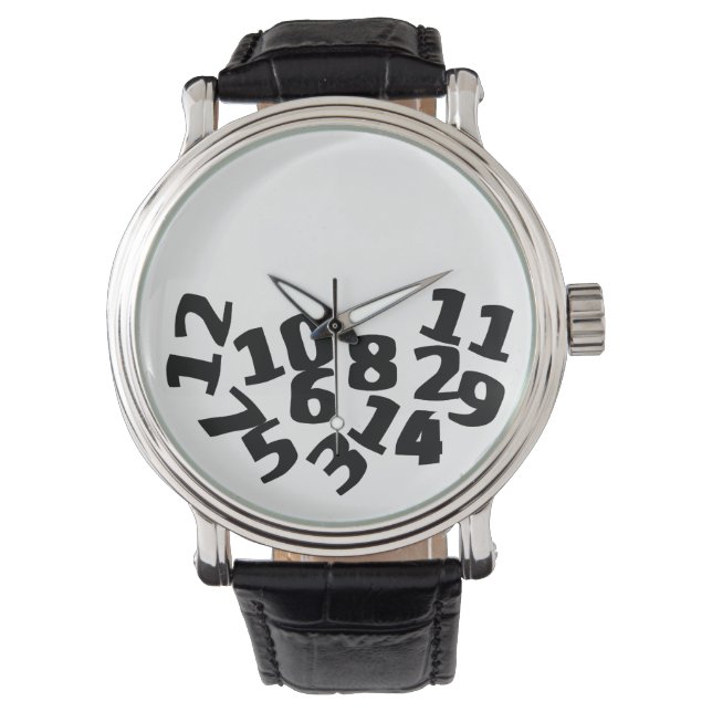 Was auch immer ich zu spät komme armbanduhr (Vorderseite)