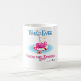 Was auch immer Ihr Alberner Flamingo schweben läss Tasse