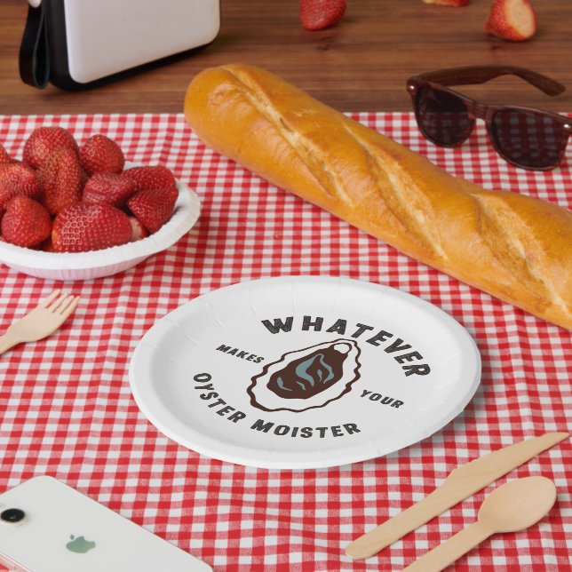 Was auch immer Ihr Austern Moister Funny SeaFood m Pappteller (Picknick)