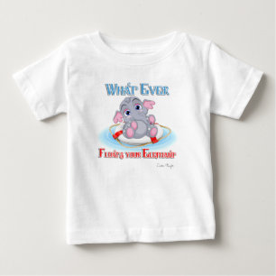 Was auch immer Ihr Baby Elephant schwimmt T-shirt