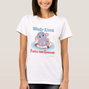 Was auch immer Ihr Baby Elephant schwimmt T-Shirt